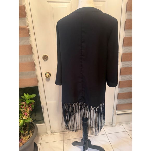 Women's L'Amour Nanette Lepore Cardigan, XL, Black - Picture 5 of 5